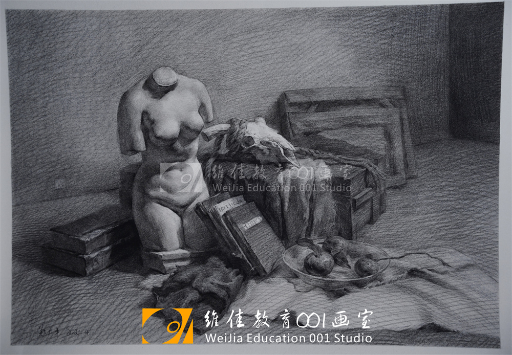 武汉画室|联考素描